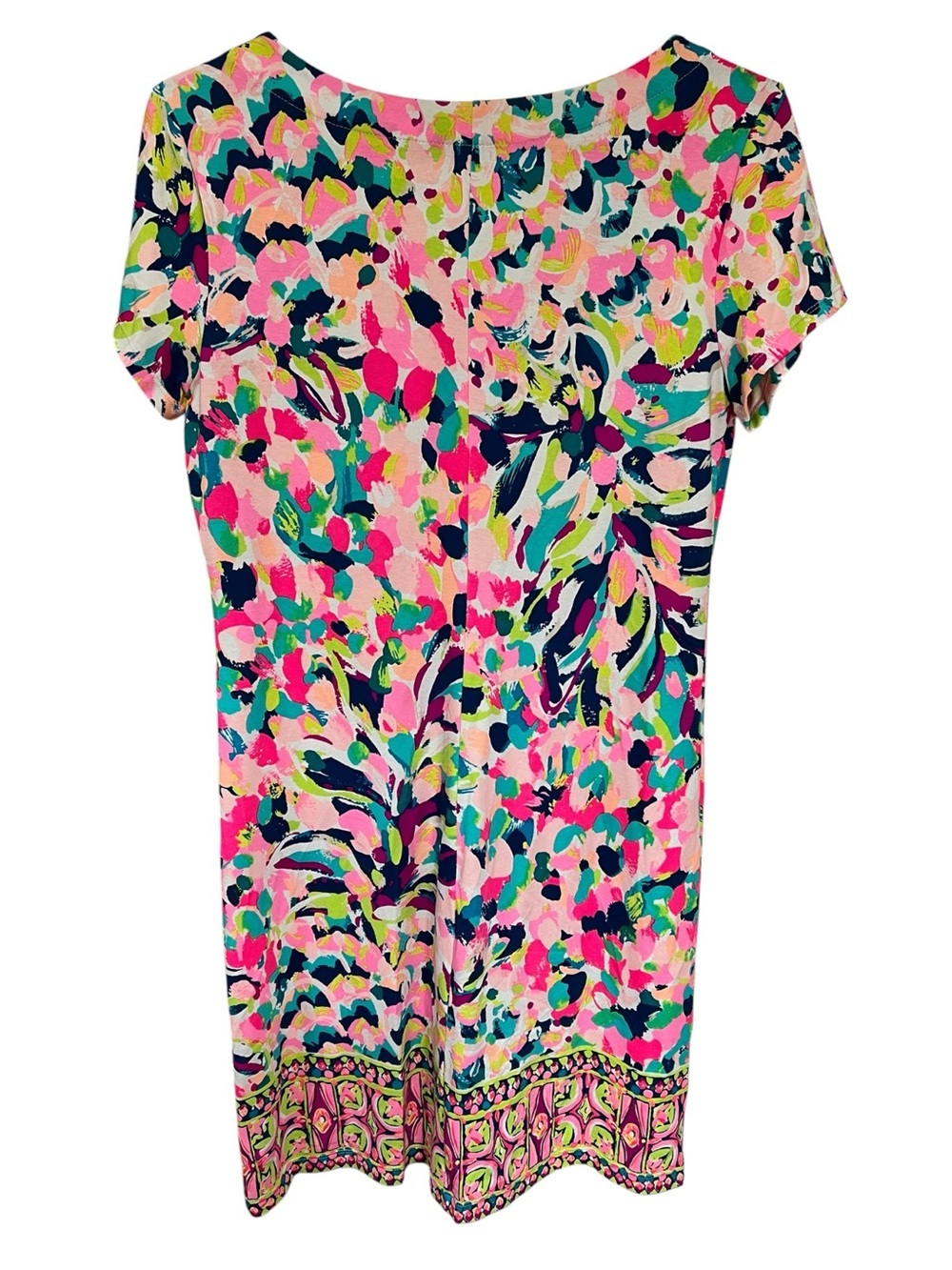 Lilly Pulitzer Sophiletta Multicolor Floral Print Dress - Pink, Teal & Navy - Picture 2 of 3